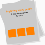 Employing Young people mock cover graphic